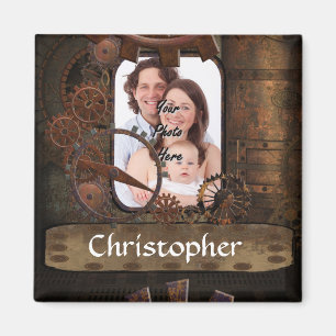 Imã Fundo de fotos Steampunk