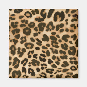 Imã Fundo de Impressão do Leopardo