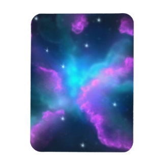 Ímã Fundo de Nuvem Nebulosa Colorida