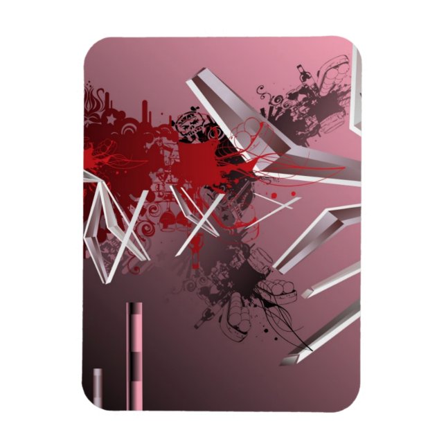 Ímã Fundo design (Vertical)