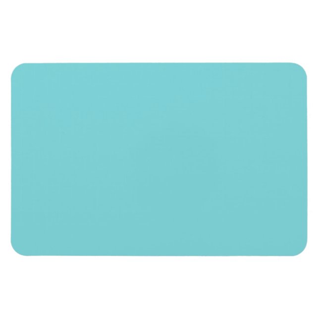 Ímã Fundo do Teto Aqua Azul-Seashore Personalizado (Horizontal)
