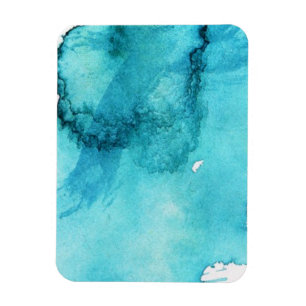 Ímã Fundo pintado mão 2 da aguarela abstrata