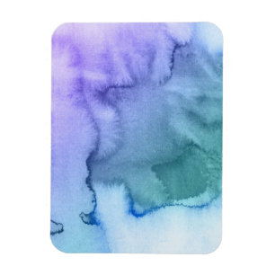Ímã Fundo pintado mão 6 da aguarela abstrata