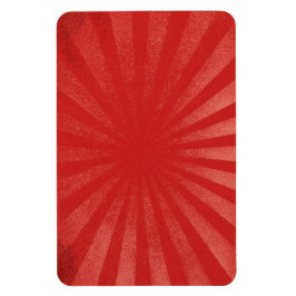 Ímã Fundo Red Sunburst - Textura Retro Vintage