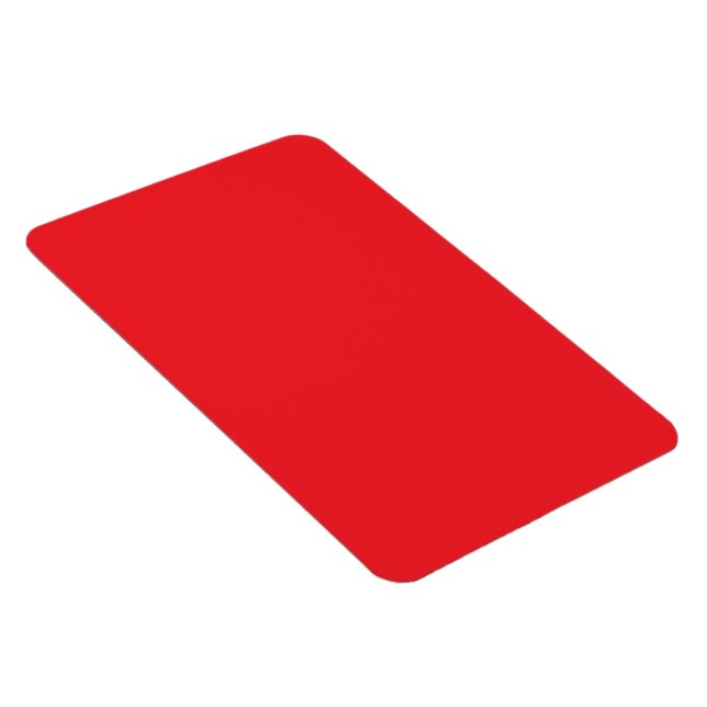 Ímã Fundo Vermelho Sólido (Lado Direito)