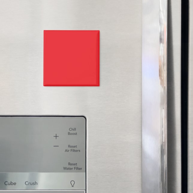 Imã Fundo Vermelho Sólido (In Situ (Fridge))