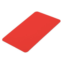 Ímã Fundo Vermelho Sólido e Ousado