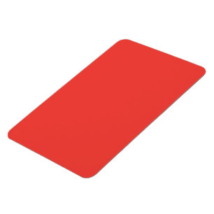 Ímã Fundo Vermelho Sólido e Ousado