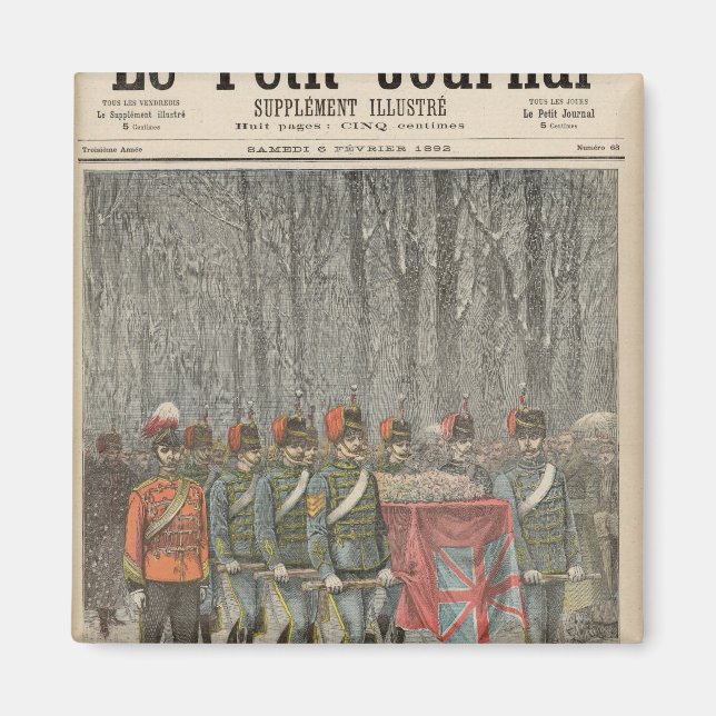 Imã Funeral de Albert Victor Duke of Clarence (Frente)