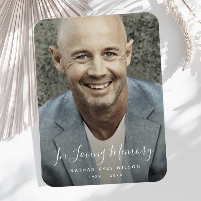 Ímã Funeral Personalizada do tributo Memorial Personal (Photo Memorial Magnet)