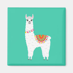 Imã Funky Alpaca lama drama animal fofo