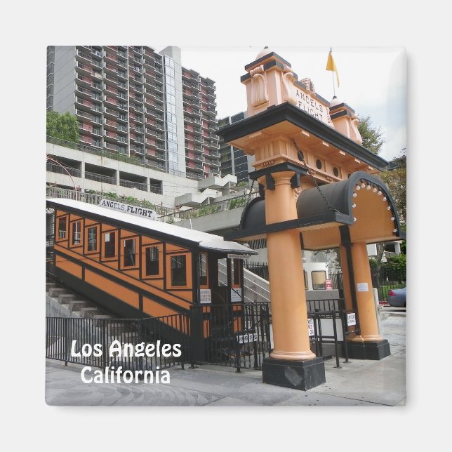 Imã Funky Los Angeles Centro Magnet! (Frente)