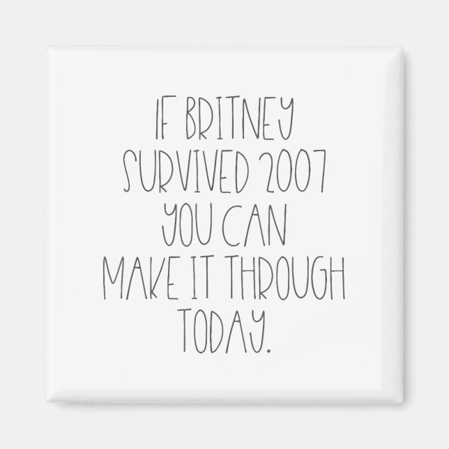 Imã Funny 2007 Britney Motivational  (Frente)