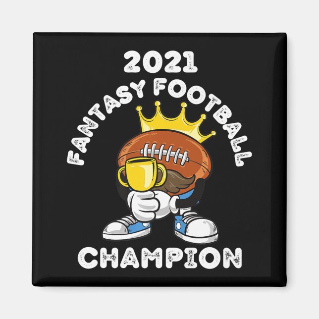 IMÃ FUNNY 2021 FANTASY FOTBALL CHAMPION FANTASY LEAGU (Frente)