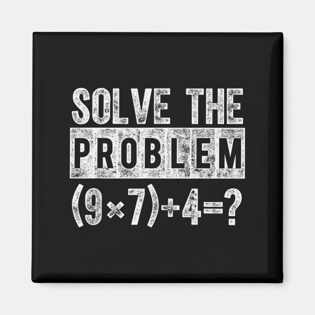 Imã Funny 67 Meme Pemdas Elementary Math Teacher Brain (Frente)