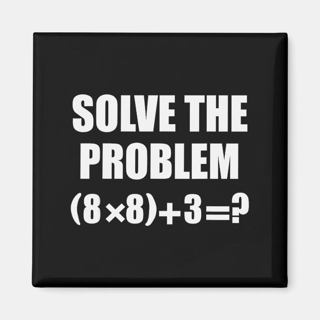 Imã Funny 67 Meme Pemdas Elementary Math Teacher Brain (Frente)