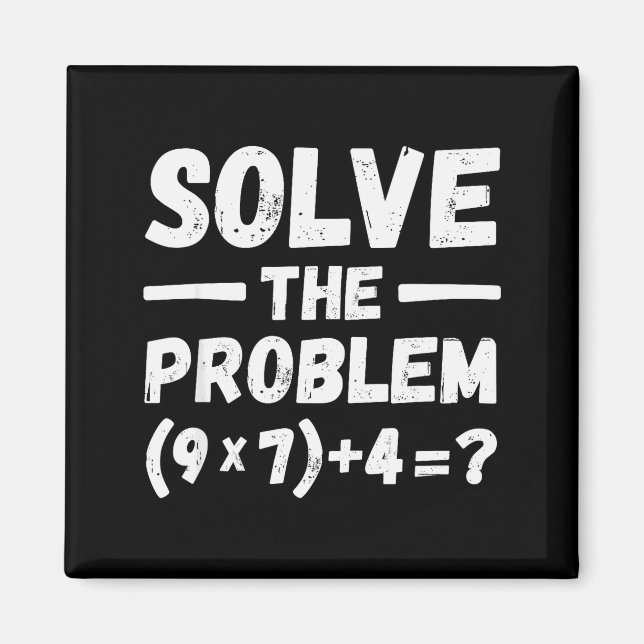 Imã Funny 67 Meme Pemdas Elementary Math Teacher Humor (Frente)