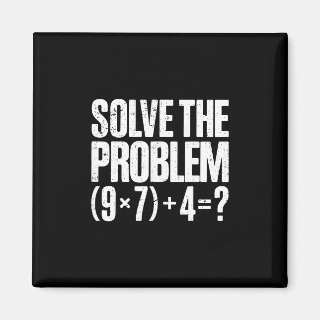 Imã Funny 67 Meme Pemdas Math Teacher Brainrot Element (Frente)