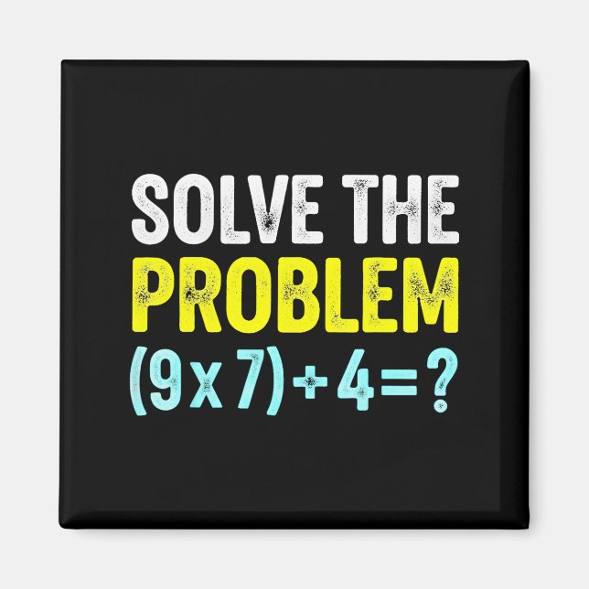 Imã Funny 67 Meme Six Seven Math Teacher Brain-rot Jok (Frente)