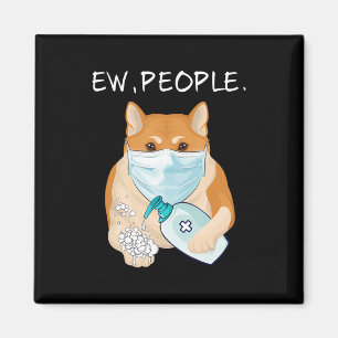 Imã Funny Akita Inu Ew Pessoas   Presente para o propr