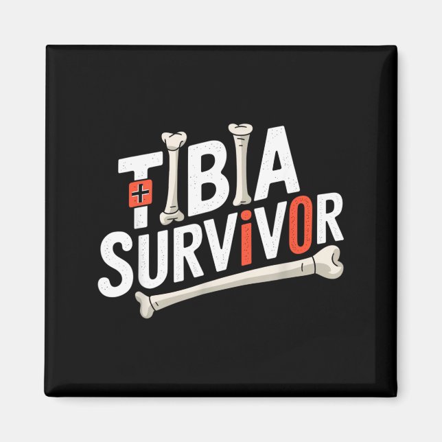 Imã Funny Anatomy Going Tibia Okay Broken Leg Gift For (Frente)