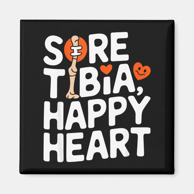 Imã Funny Anatomy Going Tibia Okay Broken Leg Gift For (Frente)