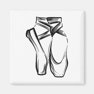 Imã Funny Ballerina Gift Girls Legal Dancer Balé Poin