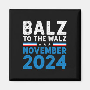 Imã Funny Balz Para Walz Kamala Harris Tim Walz 2024