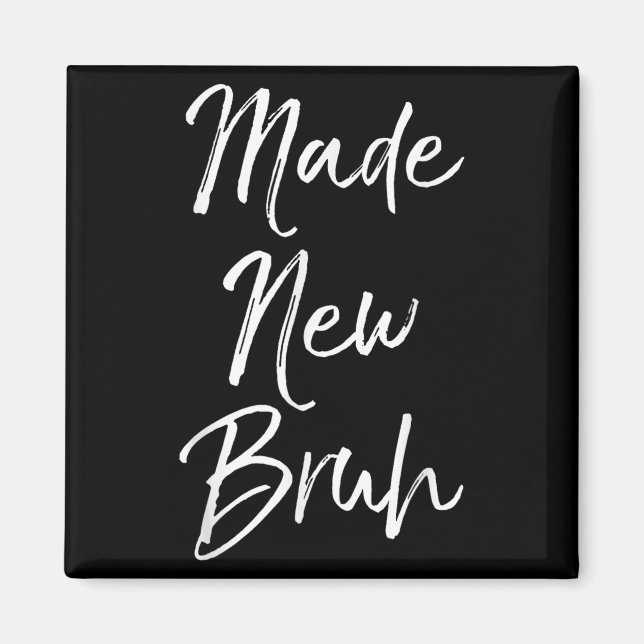 Imã Funny Baptism Gift For Boys Salvation Quote Made N (Frente)