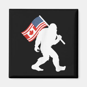 Imã Funny Bigfoot Canada O 51 State Trump Canadá EUA