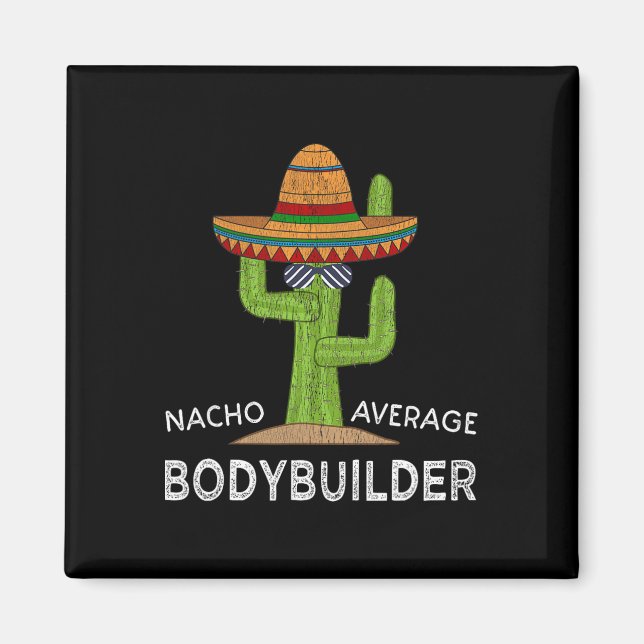 Imã Funny Bodybuilder Bodybuilding (Frente)