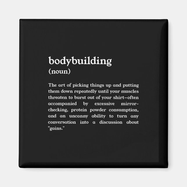 Imã Funny Bodybuilding Definition 1 (Frente)