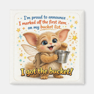 Imã Funny Bucket List Dad Joke