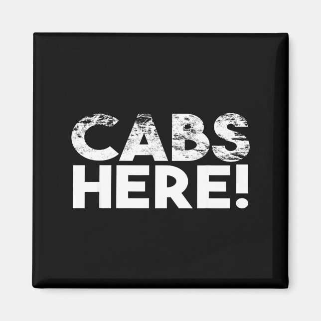 Imã Funny Cabs Here - Funny Guido New Jersey Gtl Shore (Frente)