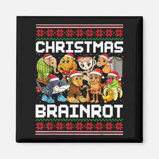 Imã Funny Christmas Italian Brain Rot Italian Brainrot