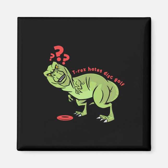 Imã Funny Disc Golf T Rex Kids  (Frente)