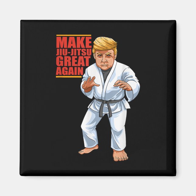 Imã Funny Donald Trump Republican - Jiu-jitsu E Bjj (Frente)