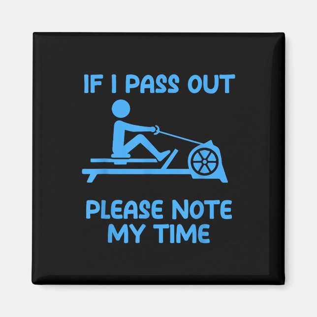 Imã Funny Erg Machine Gym Ergometer Rowing Exercise  (Frente)