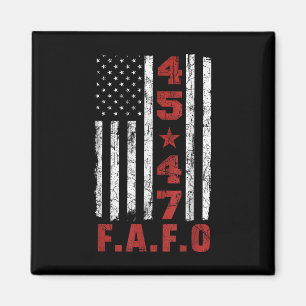Imã Funny Fafo Trump Shirt Presidente 47 Trump Fafo