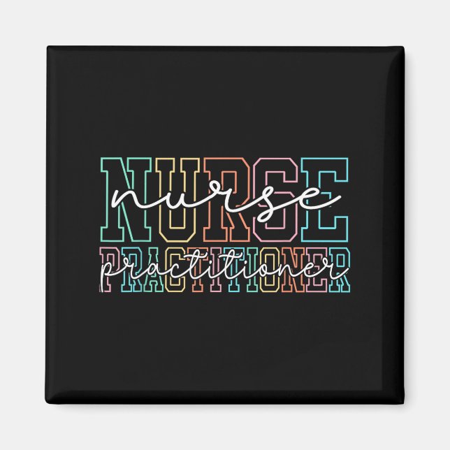 Imã Funny Family Nurse Practitioner Np Nursing Day Nur (Frente)