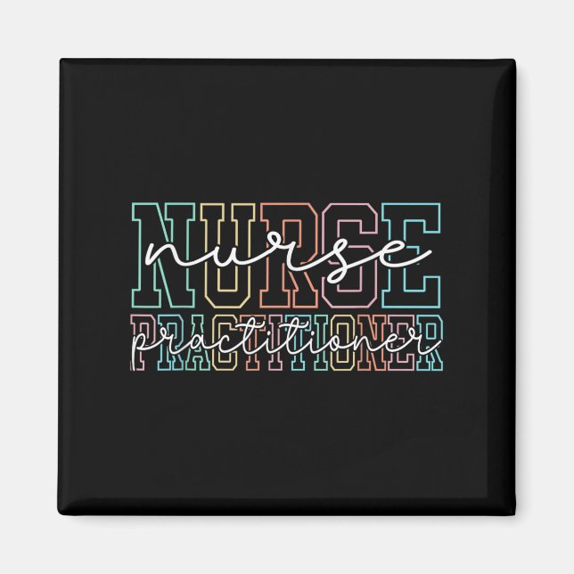 Imã Funny Family Nurse Practitioner Np Nursing Day Nur (Frente)