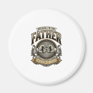 Imã Funny Father Fist Bump Vintage Engraving Shirt Des