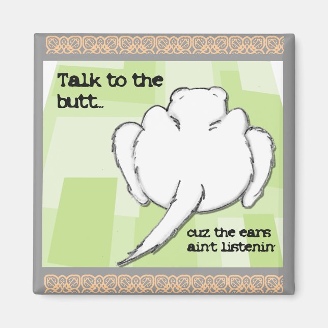 Imã Funny Ferret fala com o Bumbum (Frente)