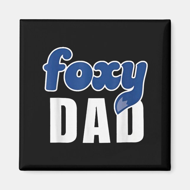 Imã Funny Foxy Dad  (Frente)