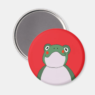 Imã Funny Frog Red Magnet