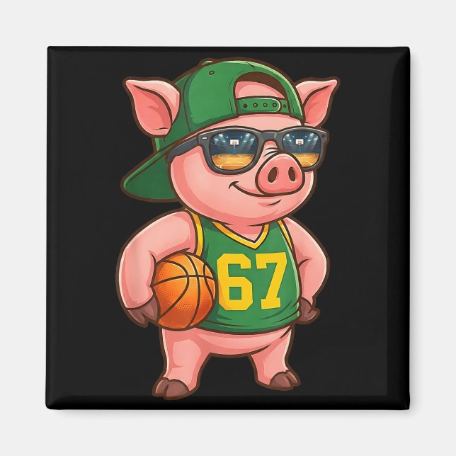 Imã Funny G Basketball 67 Gen Alpha Slang Srts Men Boy (Frente)