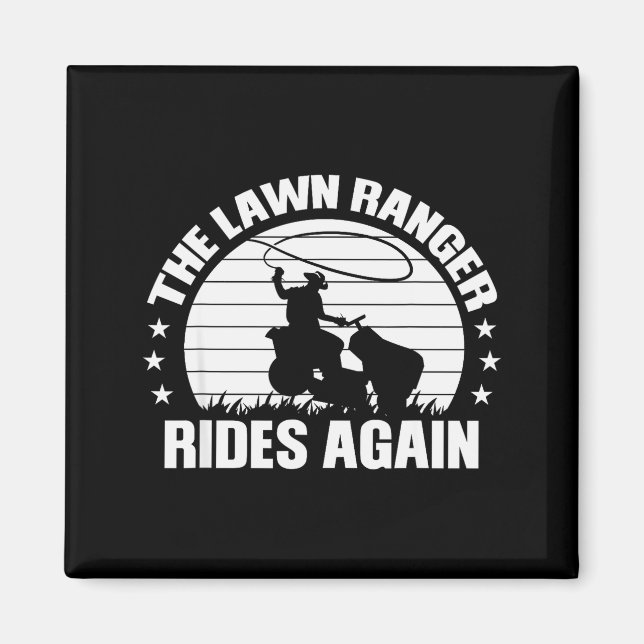 Imã Funny Garden And Mow Fields Sayings The Lawn Range (Frente)