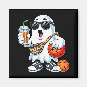 Imã Funny Ghost Basball Boo Café Halloween Mens W