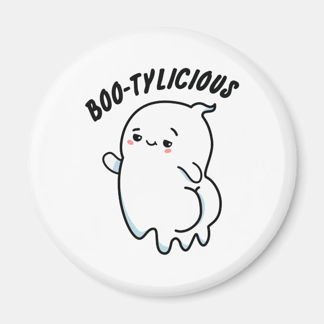 Imã Funny Ghost Pun Bootylicy (Frente)