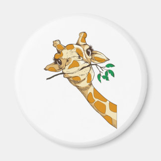 Imã Funny Giraffe Safari Zoo Amor Girafas